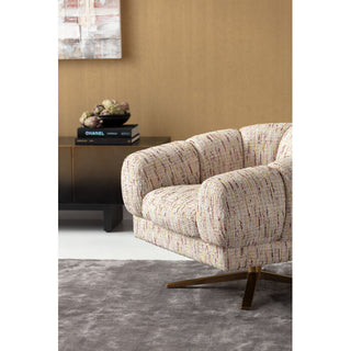 Swivel Armchair Janno Beige KARE MIAMI