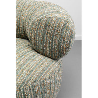 Swivel Armchair Couture Stripes Blue KARE MIAMI