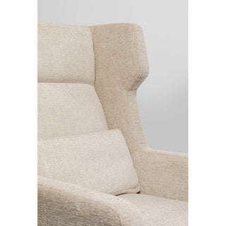 Armchair + Stool Quinn High Beige KARE MIAMI