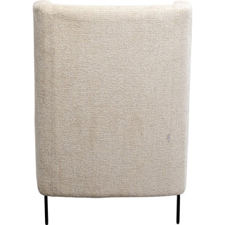 Armchair + Stool Quinn High Beige KARE MIAMI