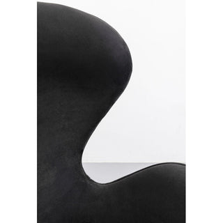 Swivel Armchair Lounge Black Graphit KARE MIAMI