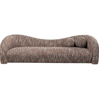 Sofa 3-Seater Livia Melange Brown 261cm KARE MIAMI