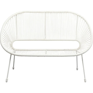 Bench Acapulco Mono White KARE MIAMI