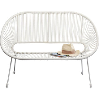 Bench Acapulco Mono White KARE MIAMI