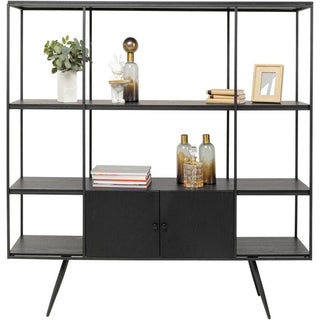 Shelf Cosy Sixties Black 180x183cm KARE MIAMI