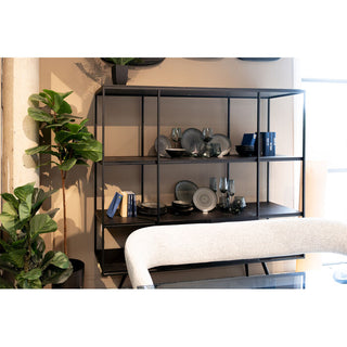 Shelf Cosy Sixties Black 180x183cm KARE MIAMI