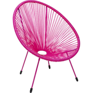 Armchair Acapulco Mono Pink KARE MIAMI