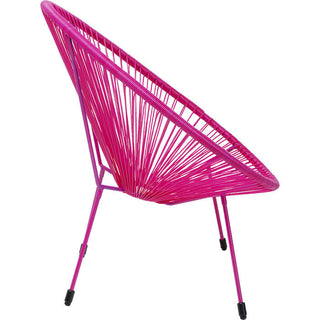 Armchair Acapulco Mono Pink KARE MIAMI