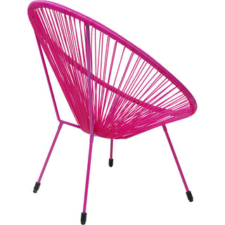 Armchair Acapulco Mono Pink KARE MIAMI