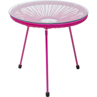 Side Table Acapulco Mono Pink KARE MIAMI