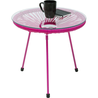 Side Table Acapulco Mono Pink KARE MIAMI