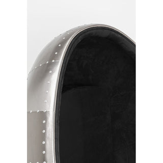 Swivel Armchair Eye Ball Graphit KARE MIAMI