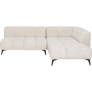 Corner Sofa Nia Cream Right 250cm KARE MIAMI