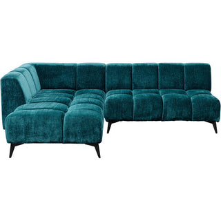 Corner Sofa Nia Glam Dark Green Left 250cm - DEKOR