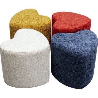 Stool Lovely Red 36x34cm KARE MIAMI