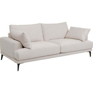 Sofa Napoli 3-Seater Cream 227cm KARE MIAMI