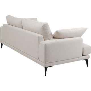 Sofa Napoli 3-Seater Cream 227cm KARE MIAMI
