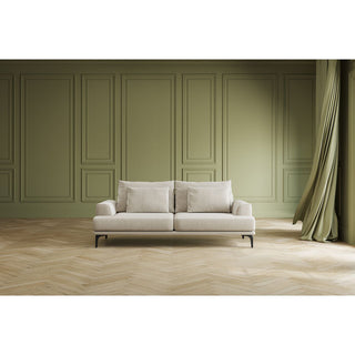Sofa Napoli 3-Seater Cream 227cm KARE MIAMI