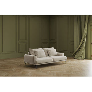 Sofa Napoli 3-Seater Cream 227cm KARE MIAMI