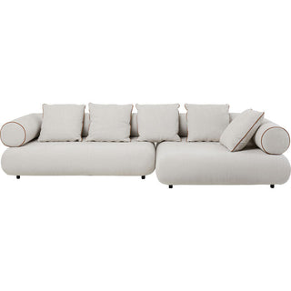 Corner Sofa Splendido Creme Right 327cm KARE MIAMI