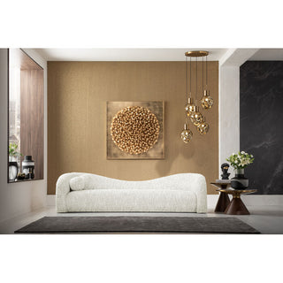 Sofa 3-Seater Livia Melange Cream 261cm KARE MIAMI