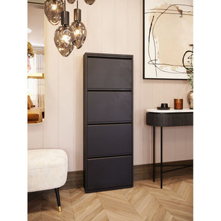 Shoe Container Caruso 4 Black (MO) KARE MIAMI