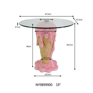 Side Table Ice Cream Ø48cm KARE MIAMI