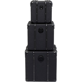 Trunk Voyage Black – set/3 - DEKOR
