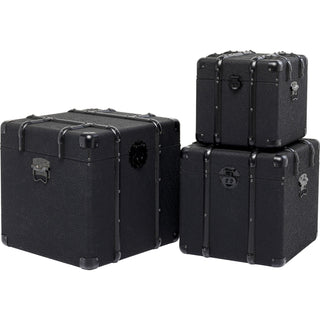 Trunk Voyage Black – set/3 - DEKOR