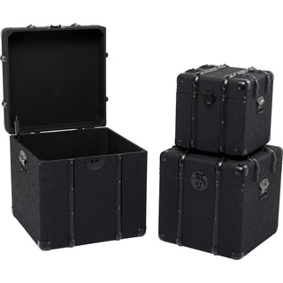 Trunk Voyage Black – set/3 - DEKOR