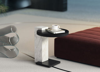 Mabel Side Table Whiteline