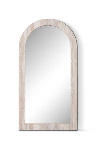 Petra Arched Mirror Whiteline
