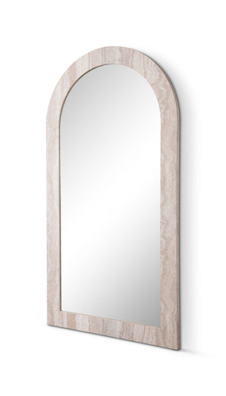 Petra Arched Mirror Whiteline