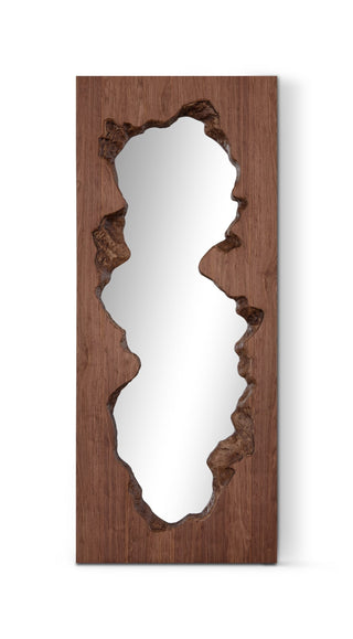 Gaia Rectangular Floor Mirror Whiteline