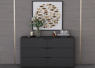 Massimo Double Dresser Whiteline