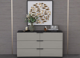 Massimo Double Dresser Whiteline