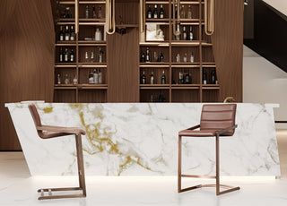 Mattia Counter Stool Whiteline