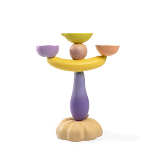 Vitamin Aubergine Candelabra SELETTI