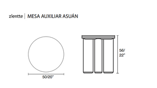 ASUÁN Side table by Zientte - DEKOR