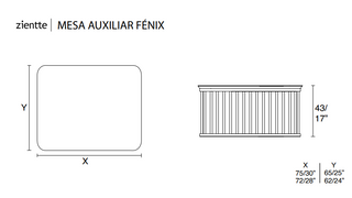 FÉNIX Side table by Zientte - DEKOR