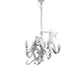 Monkey Chandelier White SELETTI USA