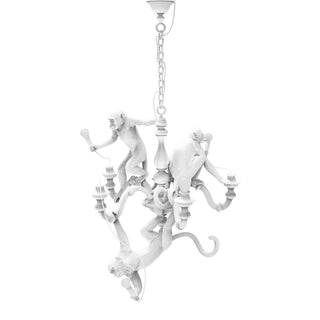 Monkey Chandelier White SELETTI USA