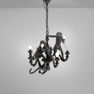 Monkey Chandelier Black SELETTI USA