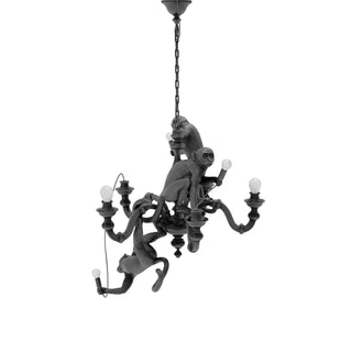 Monkey Chandelier Black SELETTI USA