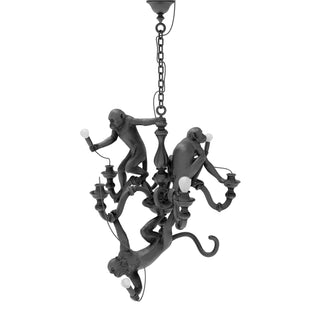 Monkey Chandelier Black SELETTI USA