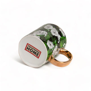 Porcelain Mug Roses SELETTI