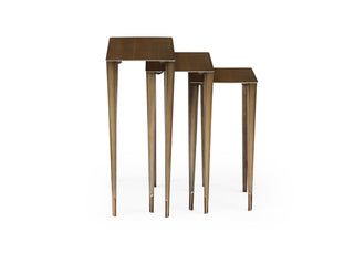Nia Nest Side Tables Whiteline