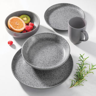 Oxford Contempo, Granite Stoneware 20 Piece Dinnerware Set, Service for 4 Oxford