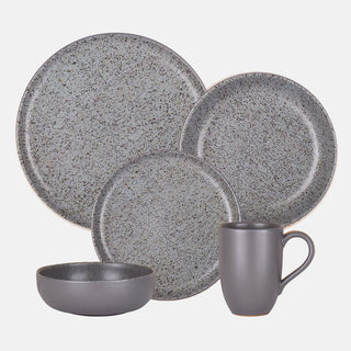Oxford Contempo, Granite Stoneware 20 Piece Dinnerware Set, Service for 4 Oxford