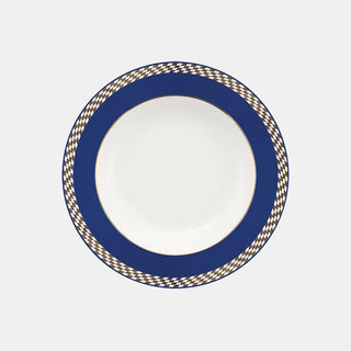 Oxford Flamingo, Op Art Porcelain 20 Piece Dinnerware Set, Service for 4 Oxford